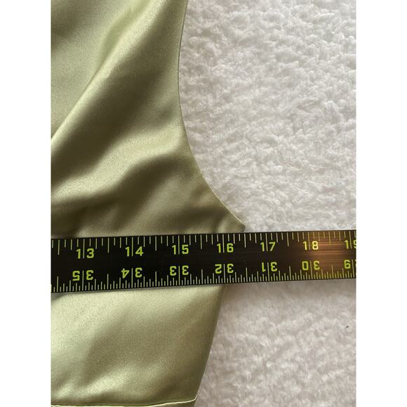 NWT Max and Cleo Green Opal Fit & Flare Dress Sz 8 Cocktail Glam Retro Elegant - Picture 5 of 9